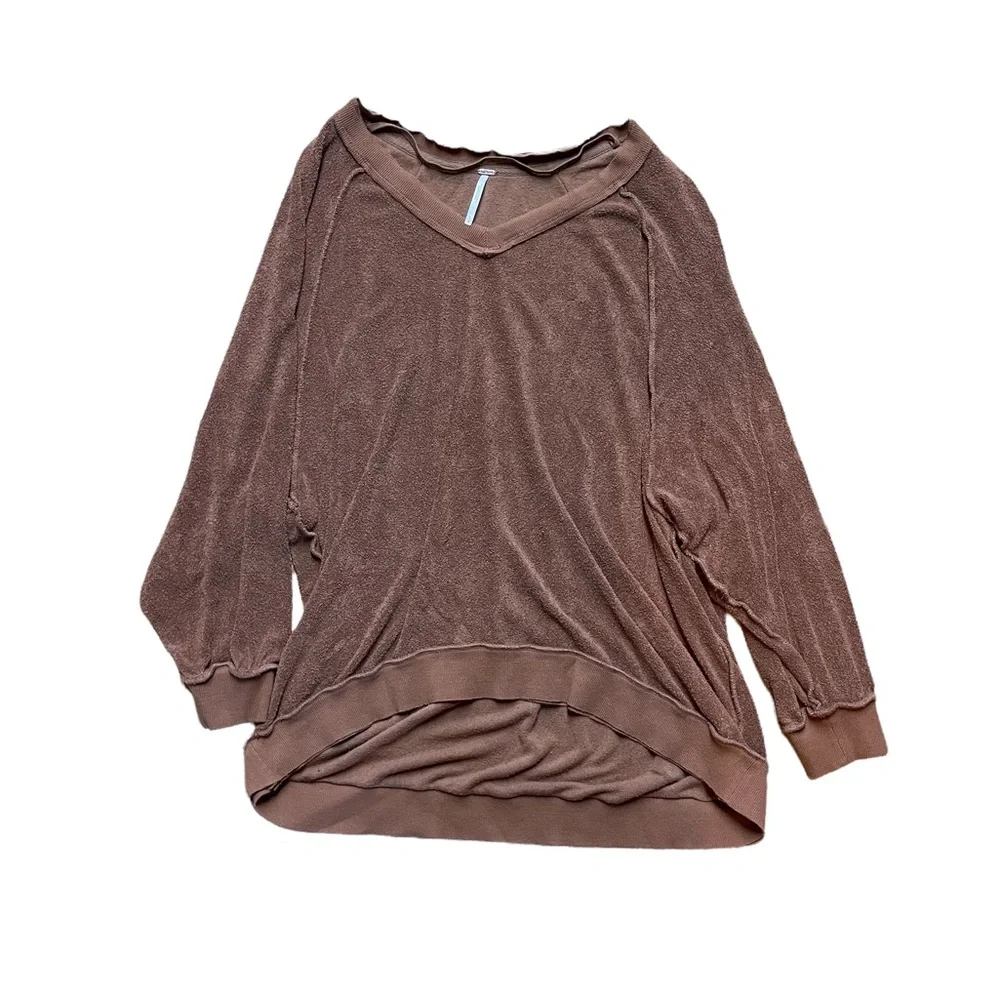 Free People | Terry Cloth Drape Shirt